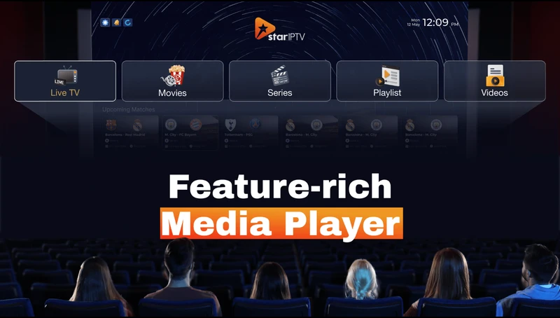 IPTV Star Movies and Series Section