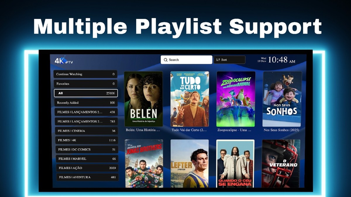 IPTV 4K M3U Playlist Setup