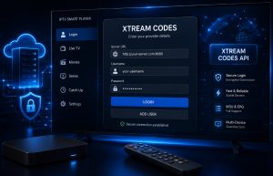 Xtream Codes Login Screen
