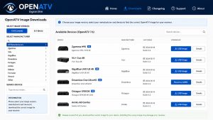OpenATV Enigma2 image download page