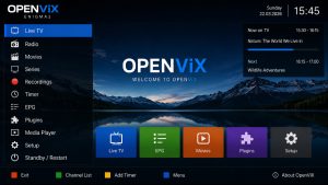 OpenViX Enigma2 receiver interface